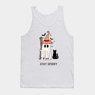 Halloween shirt stay spooky Tank Top